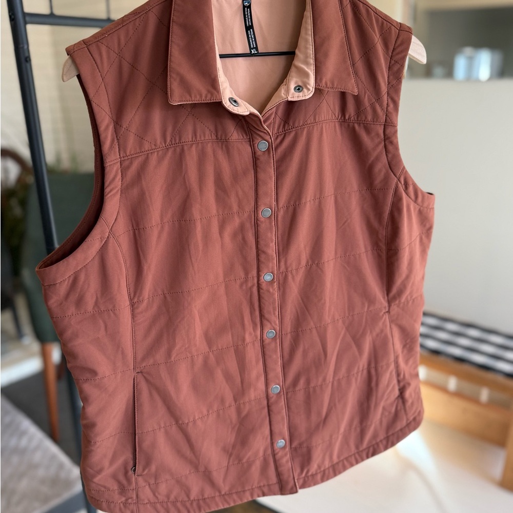 Kühl Women's Aurora Quilted Sleeveless Vest - Cinnamon Brown